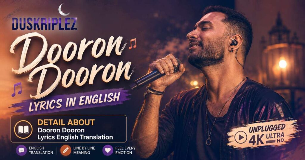 Detail About Dooron Dooron Lyrics English Translation
