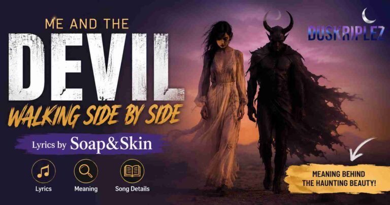 Me and the Devil Walking Side by Side Song Lyrics by Soap&Skin Meaning & Song Details