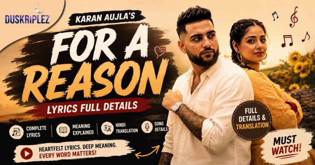 Detail About For A Reason Lyrics