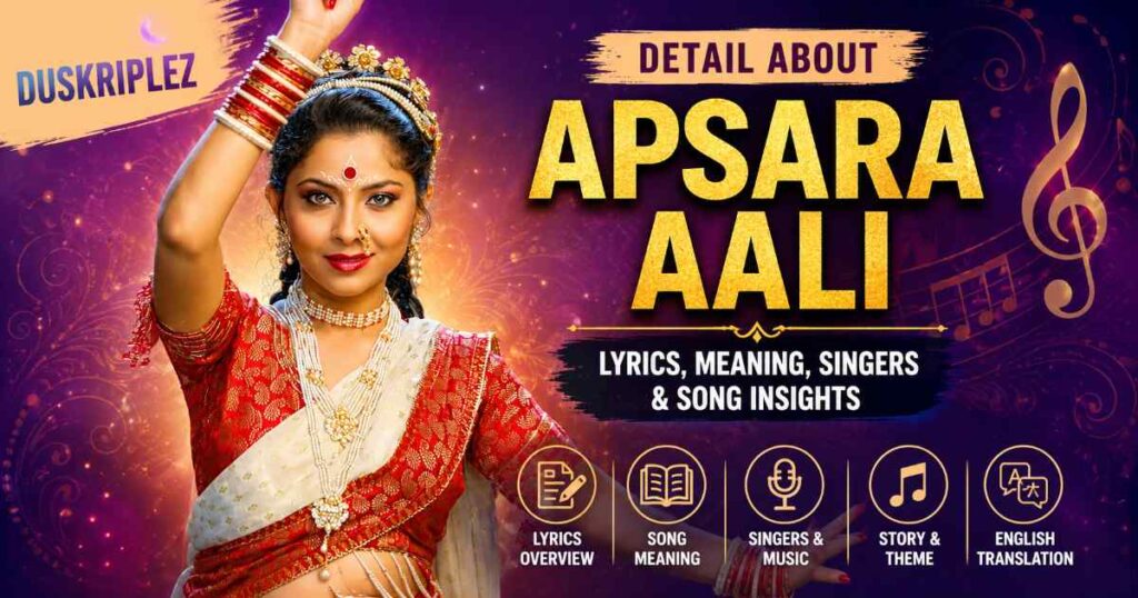 Detail About Apsara Aali Lyrics