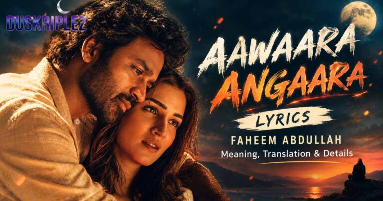 Aawaara Angaara Lyrics Faheem Abdullah | Meaning, Translation & Details