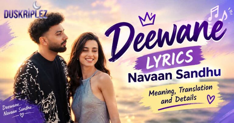Deewane Lyrics Navaan Sandhu Meaning, Translation and Details
