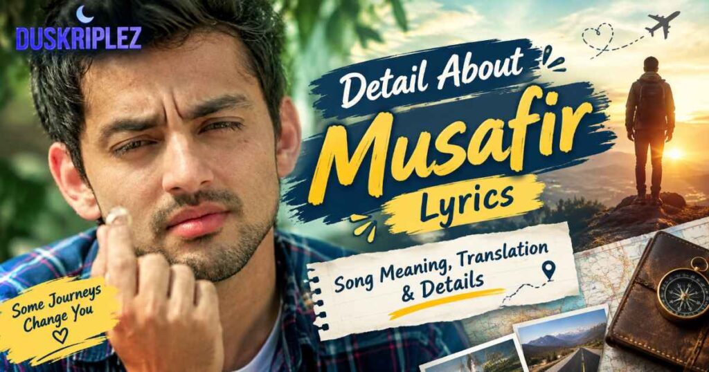 Detail About Musafir Lyrics