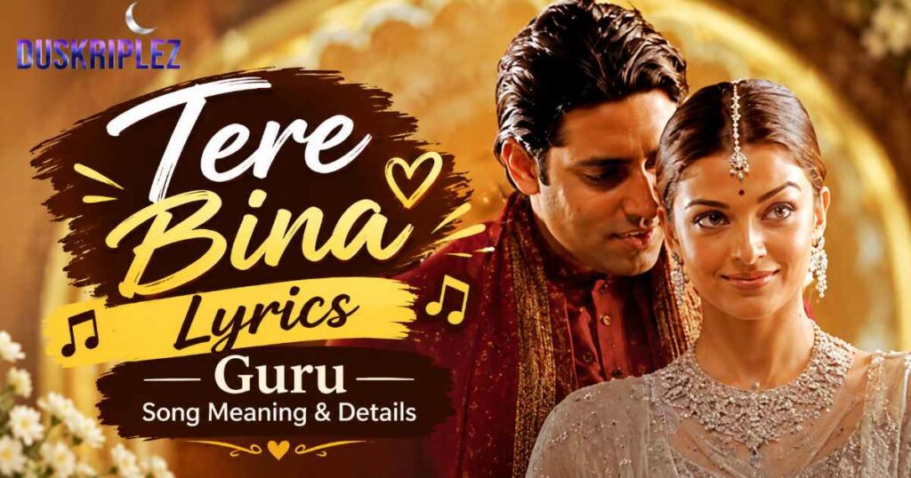 Detail About Tere Bina Lyrics